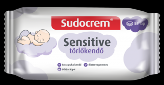 Sudocrem sensitive törlőkendő 55 lap