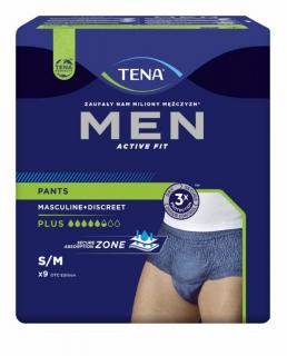 TENA Men Active Fit Pants Plus pelenkanadrág S/M, 9 DB