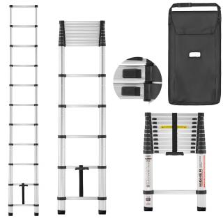 Alumínium teleszkópos létra 260cm ml1026p | jaks