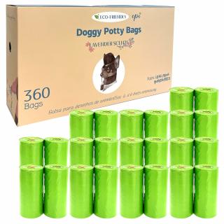Biológiailag lebomló kutyaürülék zacskók 360 db