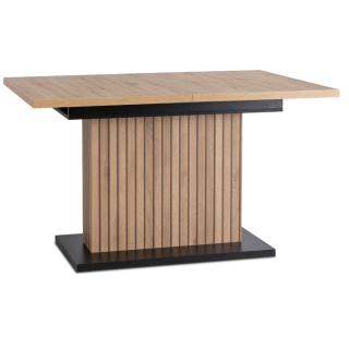 Bővíthető asztal 130 - 180 cm artisan tölgy fekete Giant