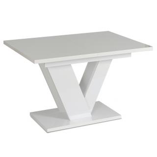 Clark étkezőasztal 120 cm fehér gloss glamour