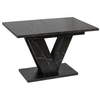 Clark étkezőasztal 120 cm fekete márvány glamour