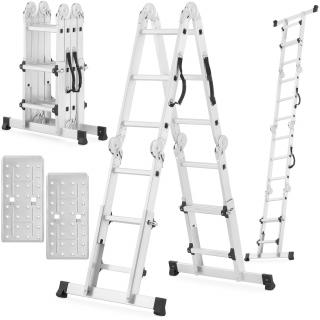 Csuklós létra 4 x 3 lépcsőfok platformmal 335 cm