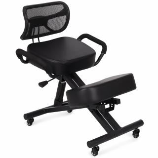 Ergonomikus térdeplőszék Ergo Pro fekete