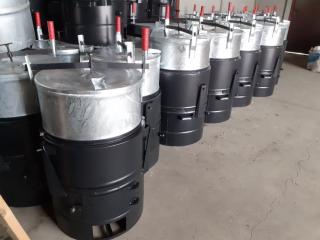 Félhorganyzott párolóedény 160 l