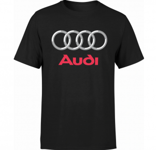 FÉRFI PÓLÓ AUDI - FEKETE Méret: L