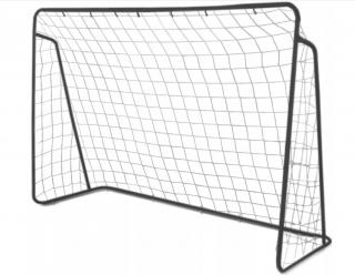 Futballkapu fekete Pro 240 x 150 cm