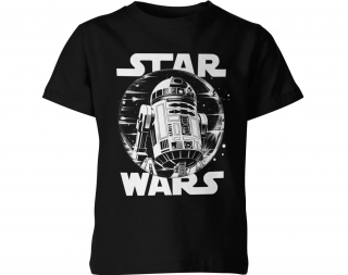 GYEREK PÓLÓ STARS WARS R2D2 - FEKETE Méretek: 164