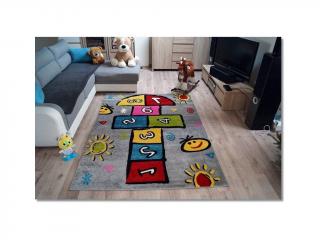 GYEREK SZŐNYEG KIDS SZÜRKE A735A-FMC11 Méretek: 140 x 190