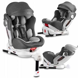 GYEREKÜLÉS ISOFIX STIGO 0-TÓL-36 KG-IG SZÜRKE 7120