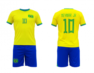 GYERMEK FOCIMEZ NEYMAR JR BRAZIL - KÉSZLET Rozmery: 140