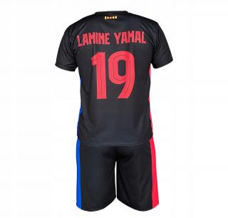 Gyermek labdarúgó mez Lamine Yamal FC Barcelona külső Méretek: 128