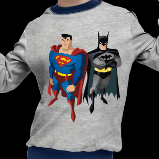 Gyermek pizsama Batman és Superman Pizsama méret: 164