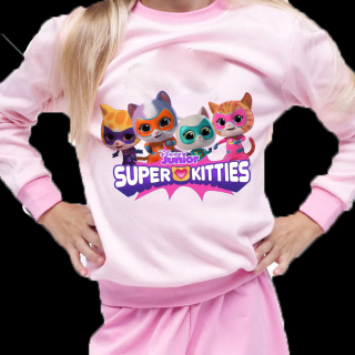 Gyermek pizsama junior super kitties