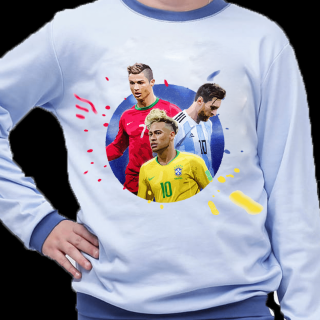 Gyermek pizsama Neymar Messi Ronaldo