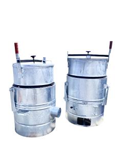 Horganyzott párolóedény 60 l