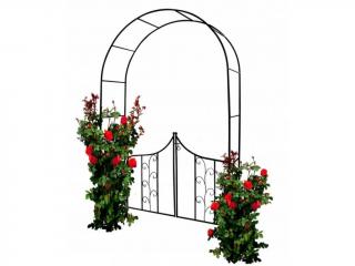 Kerti pergola kapuval 138 x 40 x 240 cm