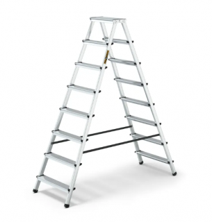 Kétoldalas lépcsős létra 2 x 8
