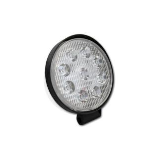 LED LÁMPA 10-30V 27W 9LED - KÖR ALAKÚ