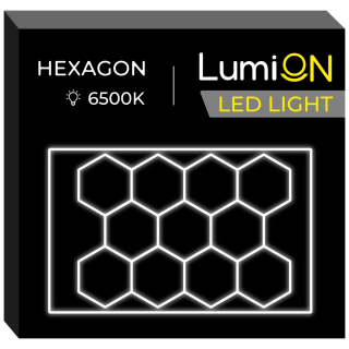 LumiOn LED mennyezeti lámpa Méretek: 410 x 290 cm, Modell: LO-2, Alak: hatszög