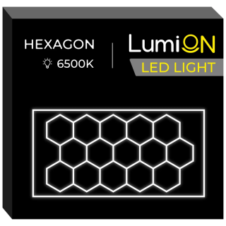 LumiOn LED mennyezeti lámpa Méretek: 484,5 x 243,5 cm, Modell: LO-5, Alak: hatszög