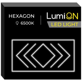 LumiOn LED mennyezeti lámpa Méretek: 484,5 x 243,5 cm, Modell: LO-8, Alak: gyémánt + nyíl