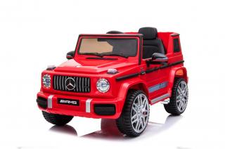 Piros Mercedes G63 AMG elektromos kisautó