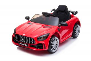 Piros Mercedes GTR elektromos kisautó