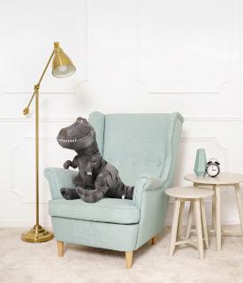 Plüss dinoszaurusz Dino Méret: 100 cm, Szín: szürke