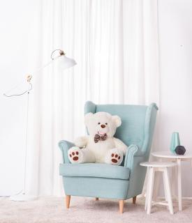Plüss medve Amigo Méret: 90 cm, Szín: fehér