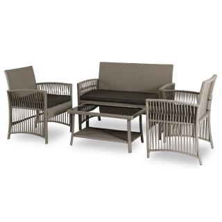 Rattan bútor szürke Filadelfia