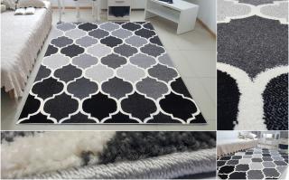 RÖVID BOLYHOS SUMATRA SZŐNYEG SZÜRKE E205A - FMB76 Méretek: 120 x170