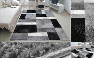 RÖVID BOLYHOS SUMATRA SZŐNYEG SZÜRKE E317A - FMB67 Méretek: 120 x170