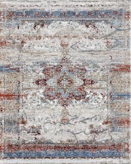 RÖVID BOLYHOS SZŐNYEG LUXESS BORDÓSZÜRKE 27086A Méretek: 160 x 230