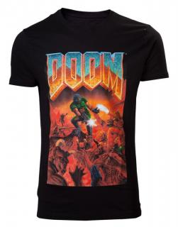 Doom - Classic Box Art póló Sizes: L