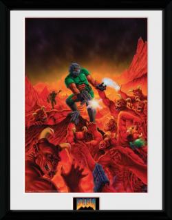 Doom framed print - Classic Key Art