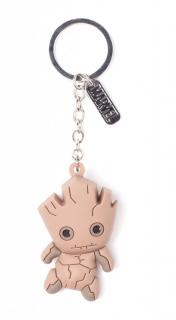 Groot rubber keychain