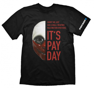 PayDay 2 t-shirt - Wolf Mask Sizes: XL