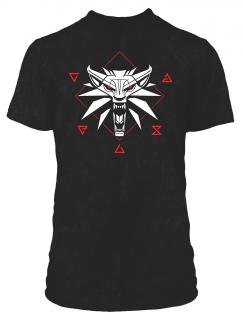 The Witcher 3 - Red Signs póló Velikost: XL