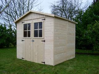 Fából készült kerti ház SOLID EVA 229 x 194 cm (P851) set  + fapadló SOLID