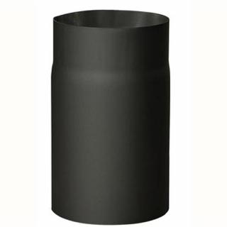 Füstcső 130 mm/250, 1,5 mm fal vastagságú, fekete
