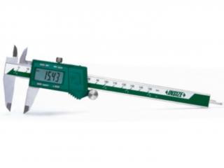 Digitális ABS tolómérő görgővel, (tört kijelzéssel) 0-150/0.01 mm - Insize