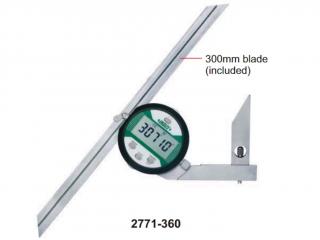 Digitális univerzális szögmérő, alap típusú 0-360°/0.01° - Insize