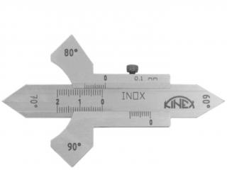 Hegesztés ellenőrző idomszer 0-20/0.1 mm - Kinex