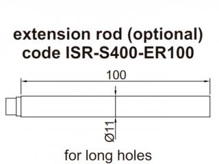 Hosszabbító rúd, ISR-S400 érdességmérőhöz 11x100 mm - Insize