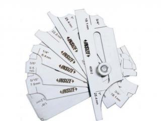 Sarokvarrat ellenőrző idomszer 7 lemezes készlet 1/8-1" (3.2-25.4 mm) - Insize