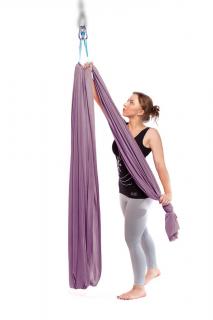 Aerial Yoga Hammock AIR háló Fly jógához és Aerial jógához - 7 m  Certifikát kvality Szín: Levendula