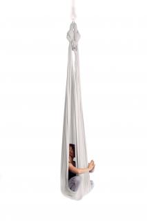 Aerial Yoga Natura Yoga Hammock háló szett Fly jógához és Aerial jógához - 6 m  Certifikát kvality Szín: fehér