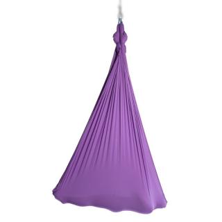 Aerial Yoga Natura Yoga Hammock háló szett Fly jógához és Aerial jógához - 6 m  Certifikát kvality Szín: lila